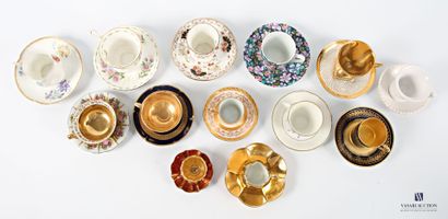 Collection of coffee cups including : a cup...