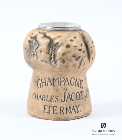 Miniature patinated cookie vase featuring...