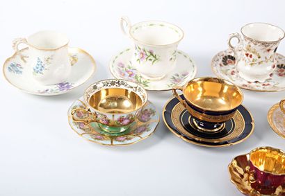 Collection of coffee cups including : a cup...