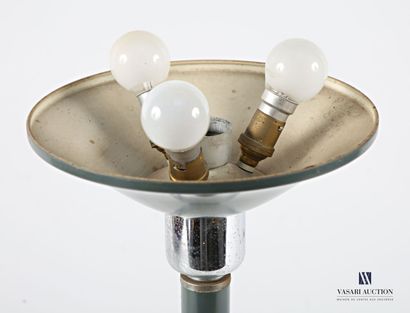 JUMO VARILUX Lamp in chromed metal and grey...