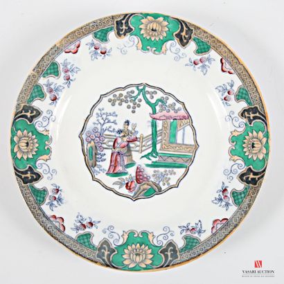 SARREGUEMINES
Fine earthenware dessert plate,...