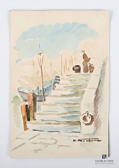 ANONYMOUS (20th - 21st century)
Stairs on...