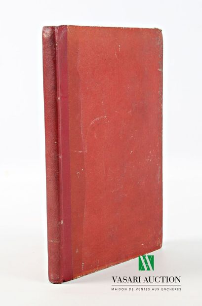 Volume comprising 34 lithographs rebacked...