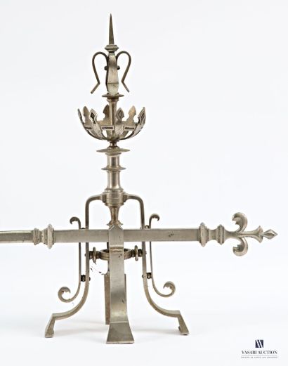 Pair of fireplace mantels and their firebars...