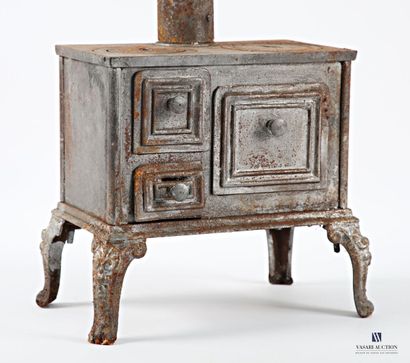 Small cast-iron coal-fired stove or child's...