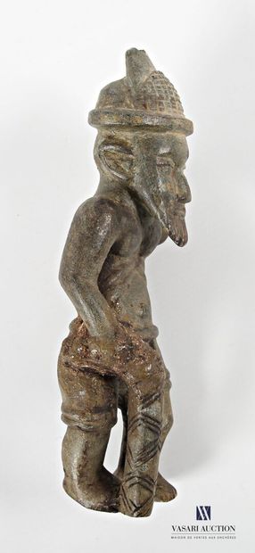 Chief with cane and hat
Carved stone
Dogon,...