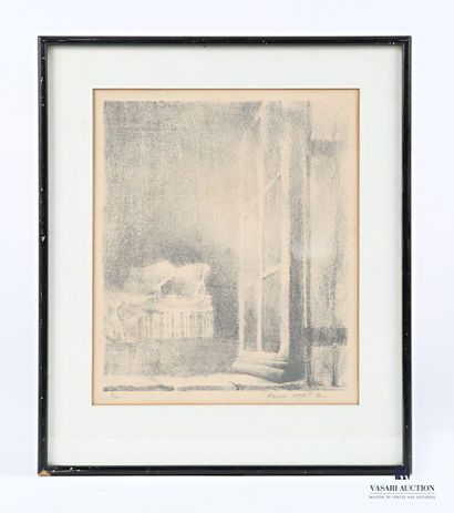 CRABIT François (1950-2024) 
The open window...