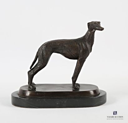 Regula subject depicting a frightened greyhound,...