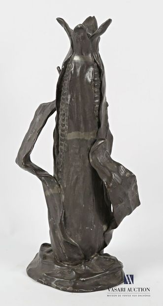 OBIOLS Gustave (1859-1935)
Patinated pewter...