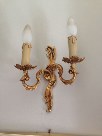 Paire d'appliques de style Louis XV