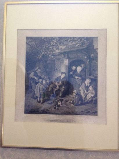 Lot de trois gravures:
- L'enfant Prodigue
-...
