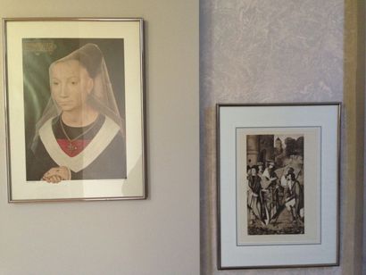 Lot de trois gravures:
- L'enfant Prodigue
-...