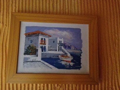 Six huiles sur toile signées NIKOS représentant...