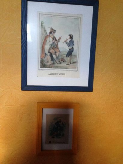 Six huiles sur toile signées NIKOS représentant...