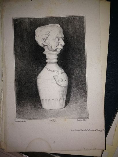 Lot d'environ 200 gravures (vendues par lot...