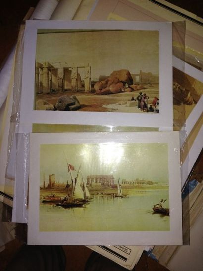 Lot d'environ 150 gravures (vendues par ...