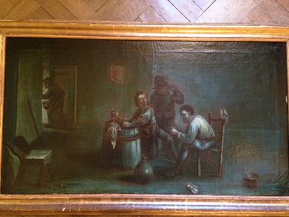 Paire de grisailles
Scènes de taverne
58,5...