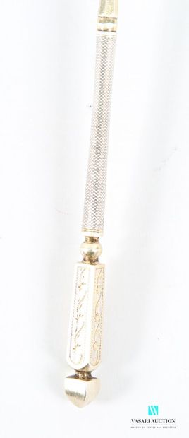 Cuillère à fraises en argent 950 millièmes,...