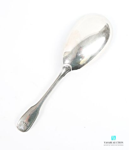 Silver-plated rice spoon, 