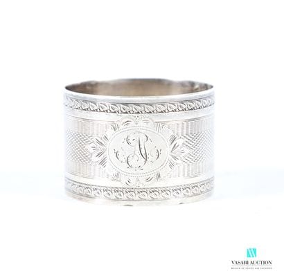 Rond de serviette en argent 950 millièmes...