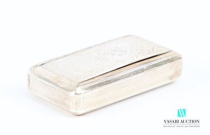 Boite à priser en argent 950 millièmes de...