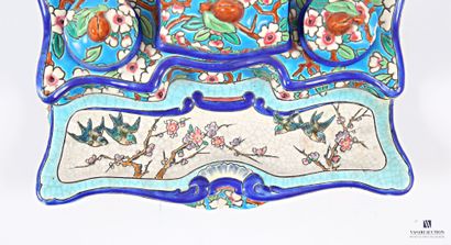 LONGWY Manufacture de
Rectangular earthenware...