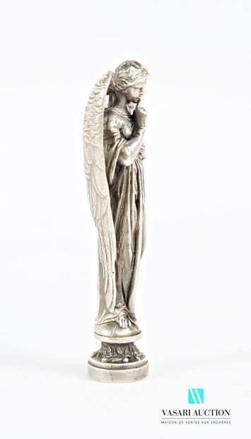 Cachet aveugle en argent 925 millièmes, le...