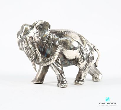Silver-plated bronze subject featuring an...
