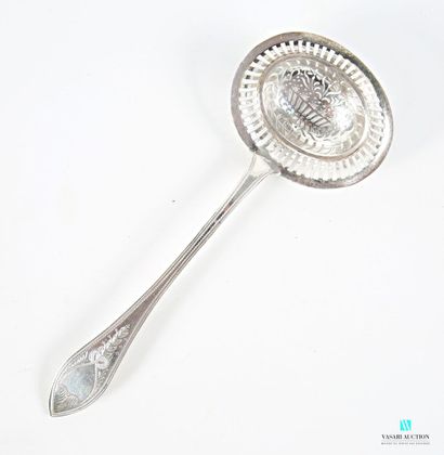 Cuillère à saupoudrer en argent 950 millièmes...