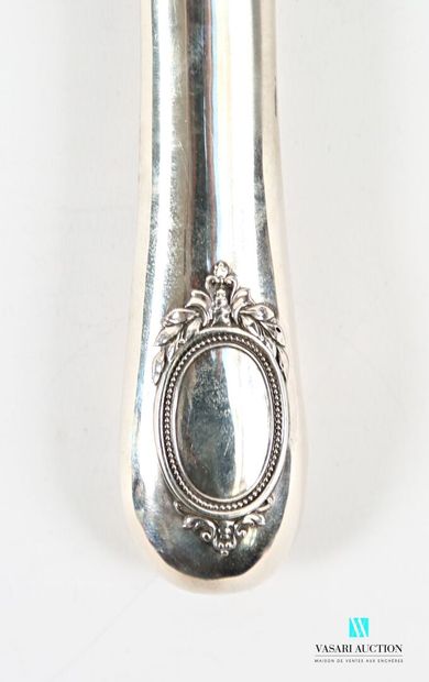 Manche à gigot en argent fourré 950 millièmes,...
