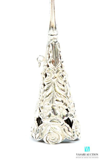 Silver-plated conical-shaped bathrobe with...
