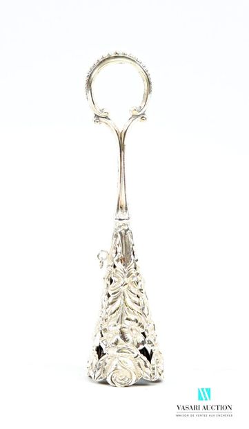 Silver-plated conical-shaped bathrobe with...