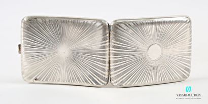 Etui à cigarettes en argent 800 millièmes...