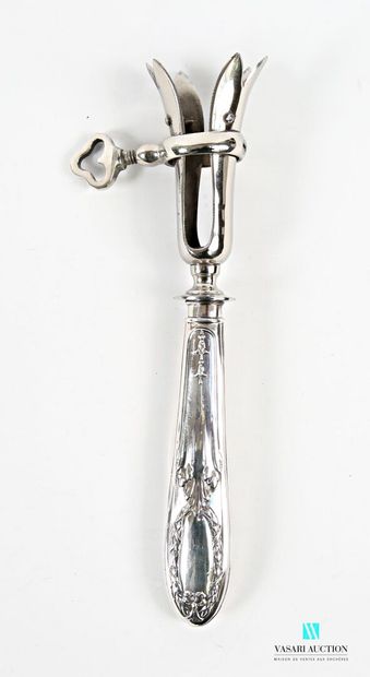 Manche à gigot en argent fourré 950 millièmes...