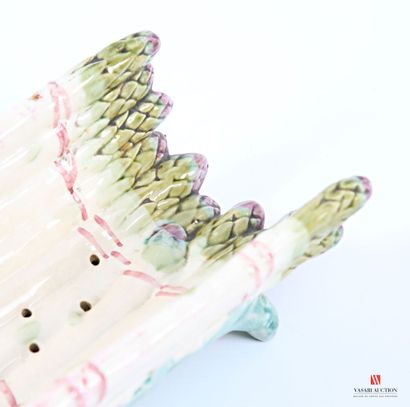 Fine simulated earthenware asparagus drainer...