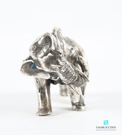 Silver-plated bronze subject featuring an...