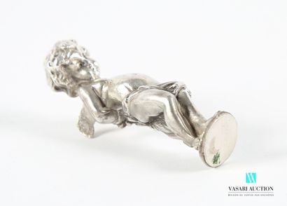 Cachet aveugle en argent figurant l'Amour...