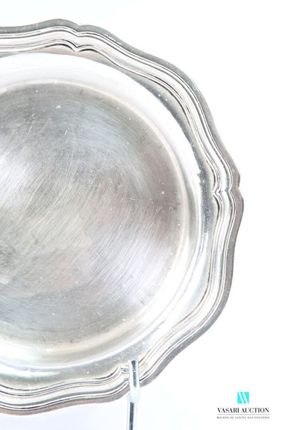 Dessous de bouteilles en argent 950 millièmes...
