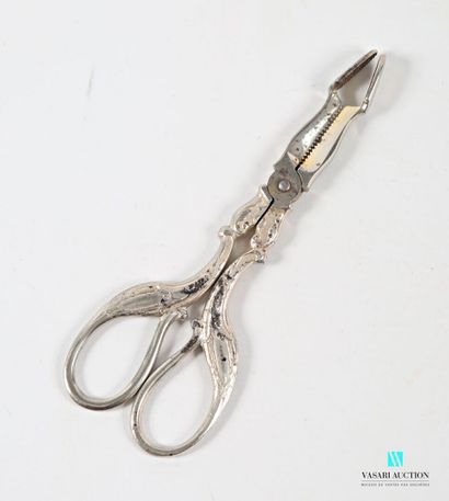 Pair of glaze chisels, silver-plated metal...