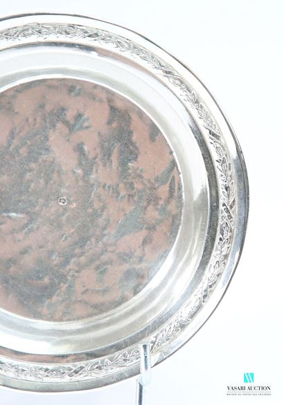 Dessous de bouteille en argent 950 millièmes...