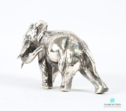 Silver-plated bronze subject featuring an...