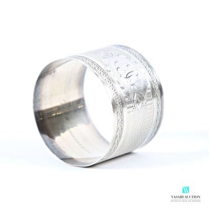 Rond de serviette en argent 950 millièmes...