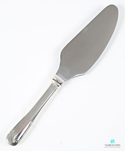 Pelle à tarte le manche en argent 925 millièmes,...