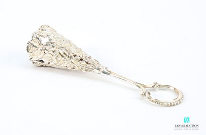 Silver-plated conical-shaped bathrobe with...