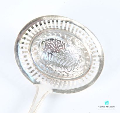 Cuillère à saupoudrer en argent 950 millièmes...