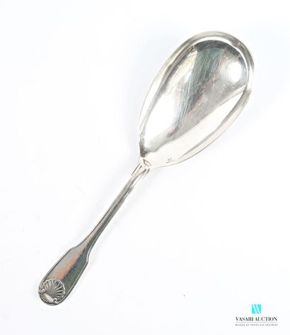 Silver-plated rice spoon, 