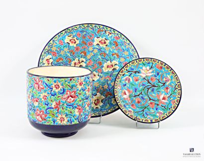 LONGWY Manufacture de
Set of three pieces...