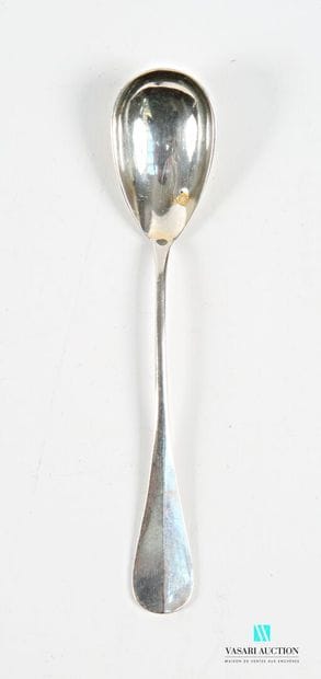 Cuillère à oeuf en argent 950 millièmes,...