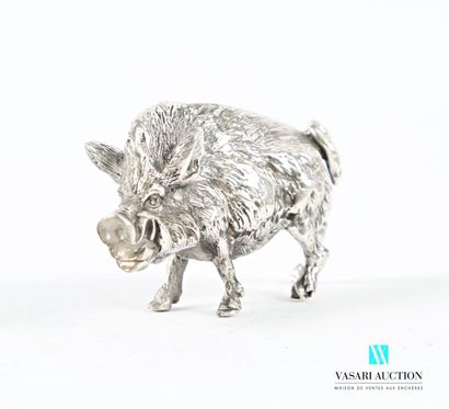 Sujet en argent 925 millièmes figurant un...