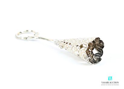 Silver-plated conical-shaped bathrobe with...